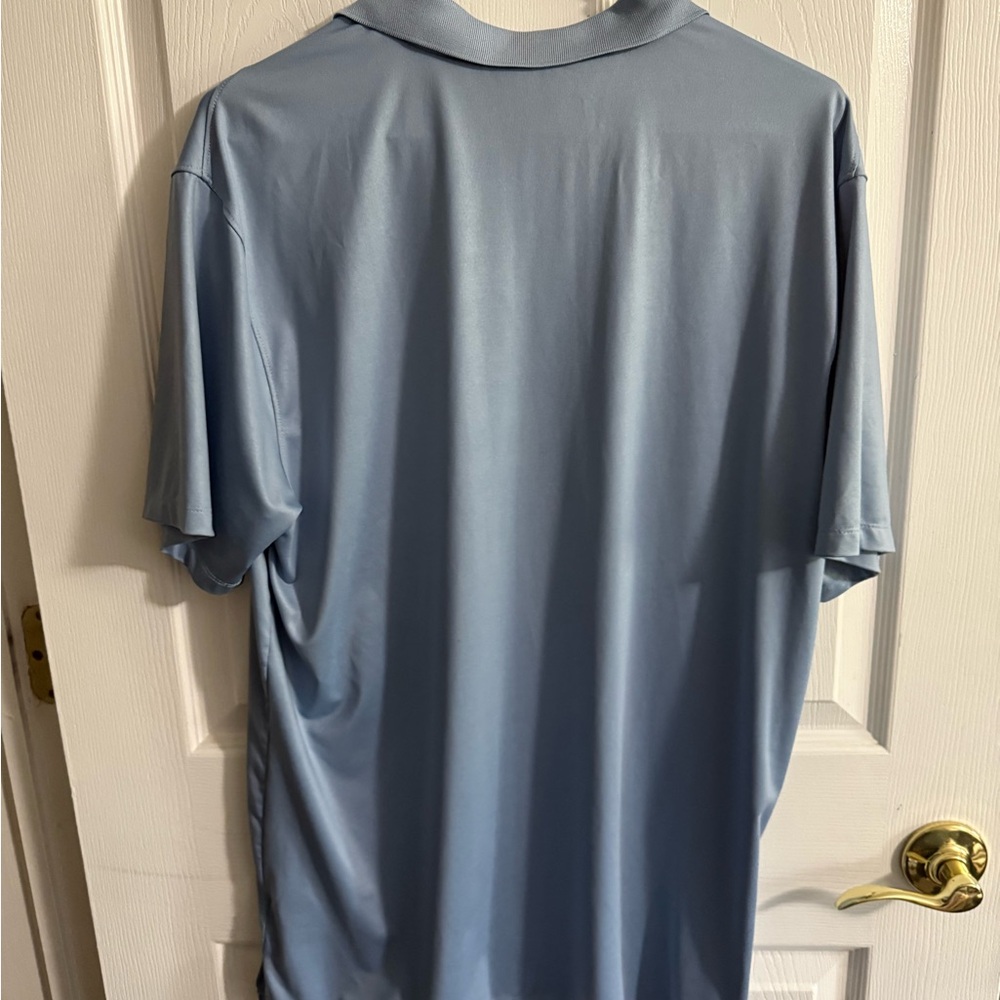Nike Blue and Yellow Polo Shirt Performance Design - Picture 3 of 3